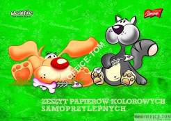 Zeszyt papierów kolorowych samoprzylepnych B5-, 8k. UNIPAP