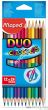 Kredki dwustronne Colorpeps duo 12 szt = 24 kolory - 2