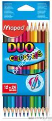 Kredki dwustronne Colorpeps duo 12 szt = 24 kolory