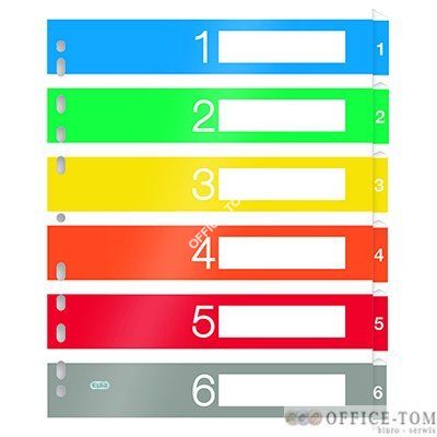 PRZEKŁADKI NUMERYCZNE SHADES OF RAINBOW A4XL 5P PP