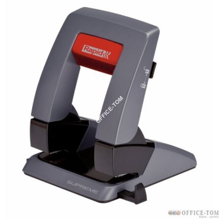 Dziurkacz Supreme SP30 PressLess RAPID, czarny, 5 lat gwarancji, 30 kartek