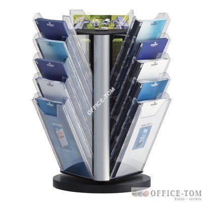 DURABLE COMBIBOXX - stojak obrotowy na stół, 15 pojemników formatu A4.