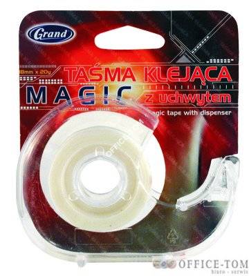Taśma biurowa GRAND 18x20 MAGIC z dispenserem