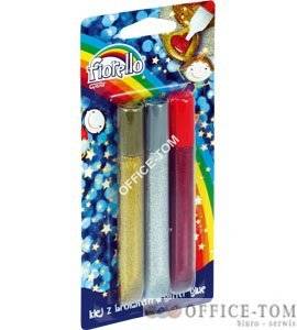 Klej brokatowy Fiorello GR-BK13 3 kolory x 13ml