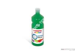 Farba Tempera Premium 1000ml, zielony Happy Color