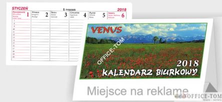 Kalendarz biurkowy VENUS B5 Beskidy