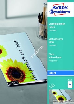 Folia samoprzylepna Avery Zweckform (50) A4 przezroczysta