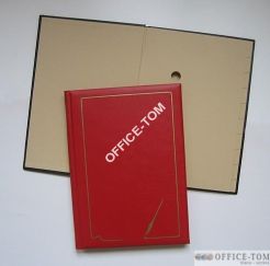 Teczka do podpisu z gąbką  - bordo Warta