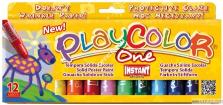 Farby w sztyfcie Playcolor one pudełko 12 kolorów