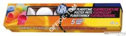 Farby ASTRA plakatowe 5 kolorów - a 20 ml fluor
