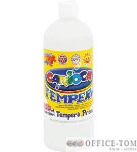 Farba Carioca tempera 1000 ml biała (KO03/01)