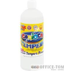 Farba Carioca tempera 1000 ml biała (KO03/01)