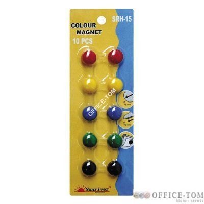 Magnesy ARGO kolorowe WF-15 (10)