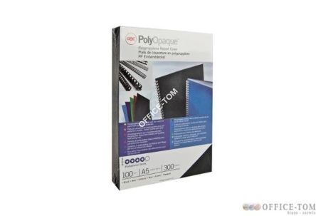 Okładki do bindowania GBC PolyOpaque A4 300 mic 100 sztuk. Bordowe