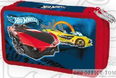 Piórnik podwójny z wyposażeniem HOT WHEELS ST.MAJEWSKI