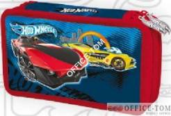 Piórnik podwójny z wyposażeniem HOT WHEELS ST.MAJEWSKI