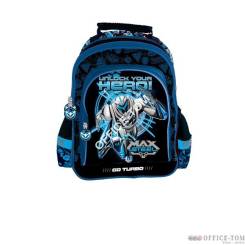 Plecak szkolny 15\'\' MAX STEEL ST.MAJEWSKI