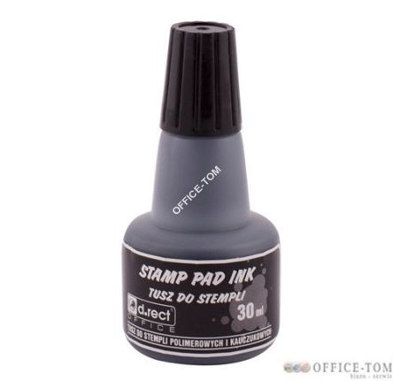 Tusz do stempli 30ml czarny D.RECT