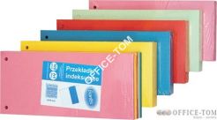 Przekładki kartonowe 1/3 A4  mix (5x20szt) 100553887 BANTEX