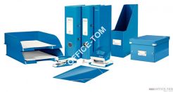 Półka na dokumenty LEITZ Plus, metaliczny niebieski WOW