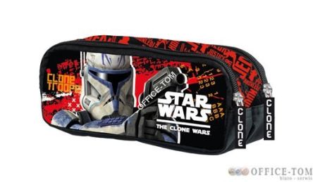 Piórnik saszetka dwukomorowa CLONE WARS  ST.MAJEWSKI