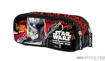 Piórnik saszetka dwukomorowa CLONE WARS  ST.MAJEWSKI