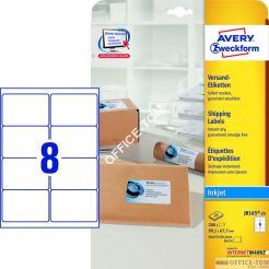 Etykiety AVERY ZWECKFORM wysyłkowe białe A4, 25 ark./op., 99,1 x 67,7 mm, białe
