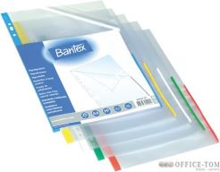 Koszulka groszkowa A4 PP, 80 mic. Z kolorowymi brzegami (25szt.) żółte 100551571 BANTEX