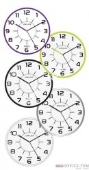 Zegar UNILUX POP 285CM Ø fioletowy