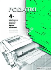 Podatki 4-odcinkowe polecenie przelewu MICHALCZYK I PROKOP A4 opakowanie 500 kartek