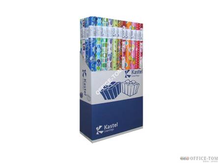 Papier w rolce 2m x 0.7m KROPKI SET-2 @ 3623 ROSA