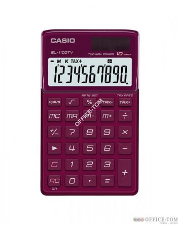 Kalkulator CASIO SL-1100TV RD .