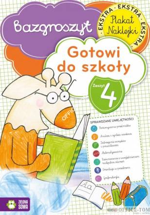 Książka Gotowi do szkoły cz.4 - Bazgroszyt Zielona Sowa