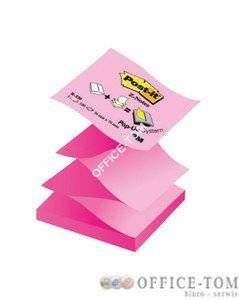 Bloczki samoprzylepne 3M POST-IT® R330NAP 76x76 Różowy 100k