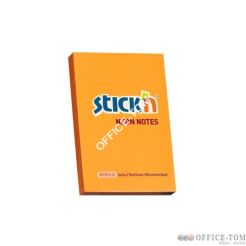 Notes Samoprzylepny 76X51mm Pomarańczowy Neon (12) 21160 Stick\'n