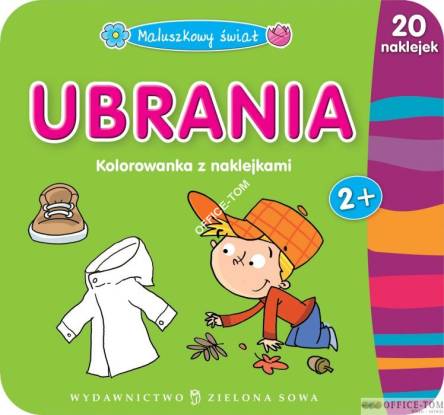 Książka MALUSZKOWY ŚWIAT-Ubrania 9788378955177 Zielona Sowa