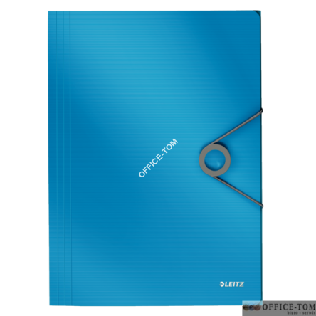 Teczka z gumką PP Leitz Solid A4, jasnoniebieska 45631030