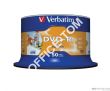 Płyta VERBATIM DVD-R  cake box 50  4.7GB  16x  do nadruku Wide - 4