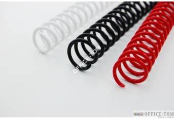 Grzbiety GBC spiralowe 10mm - 100 szt. Przezroczyste