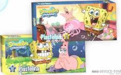 Plastelina 12 kolorów SPONGE BOB St.Majewski