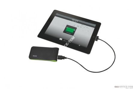 Przenośna ładowarka USB do urządzeń mobilnych, czarny