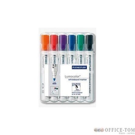 Marker 351 WP6 6 szt w etui STAEDTLER WHITEBOARD