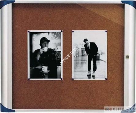 Gablota NOBO Pacific wewnętrzna 8 x A4 (1035x670x45mm), korek