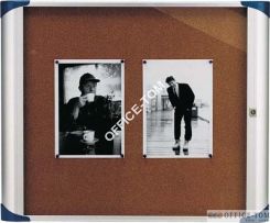 Gablota NOBO Pacific wewnętrzna 8 x A4 (1035x670x45mm), korek