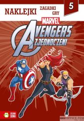 Książka Avengers. Naklejki, zabawy, gry 5 Zielona Sowa