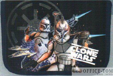 Piórnik dwuklapkowy bez wyposażenia CLONE WARS ST.MAJEWSKI