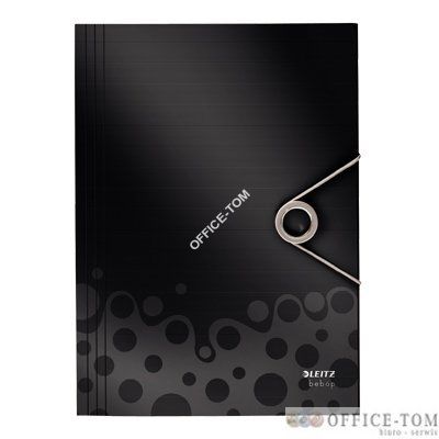 Teczka z gumką LEITZ Bebop, czarny