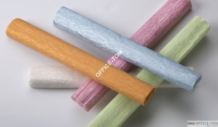 Bibuła marszczona 25x200cm - perłowa, biały, 5 rolek HA 3640 2520-100 Happy Color