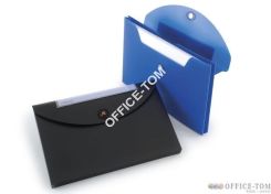 Teczka na zatrzask REXEL OPTIMA A4 czarna - 3 szt