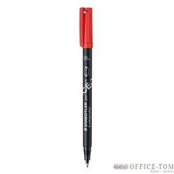 Foliopis F 318 czerwony STAEDTLER LUMOCOLOR